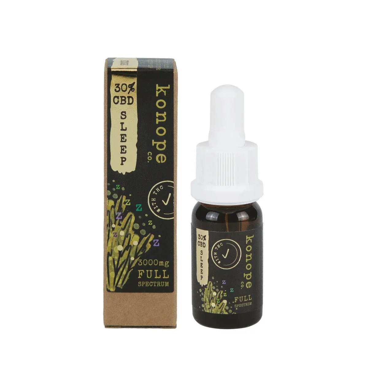 Konope co. 30% CBD Sleep Edge Full Spektrum 3000mg 1×10 ml, esenciálny olej
