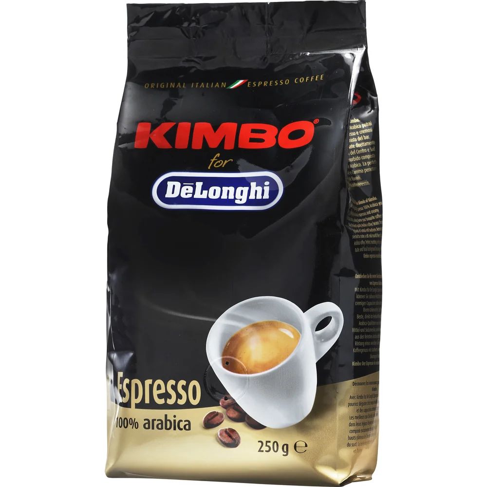 De Longhi 100% Arabica Zrnková Káva 1×250 g, zrnková káva