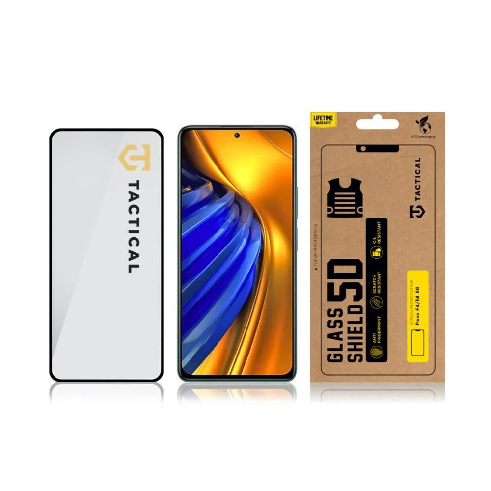 Ochranné sklo 5D pre Xiaomi Poco F4/Poco F4 5G 0,33mm, oleofóbna úprav
