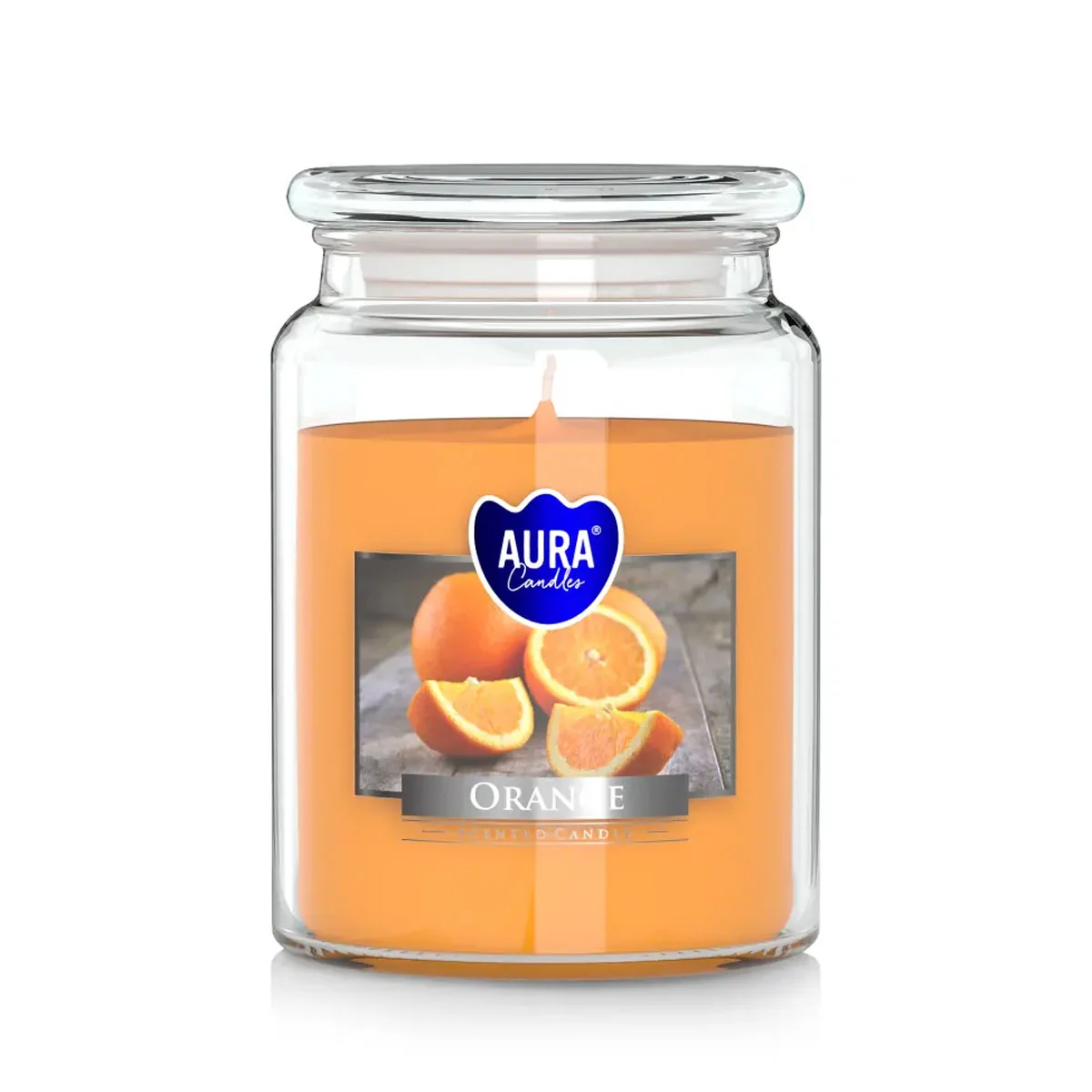 AURA Vonná sviečka pomaranč 500g