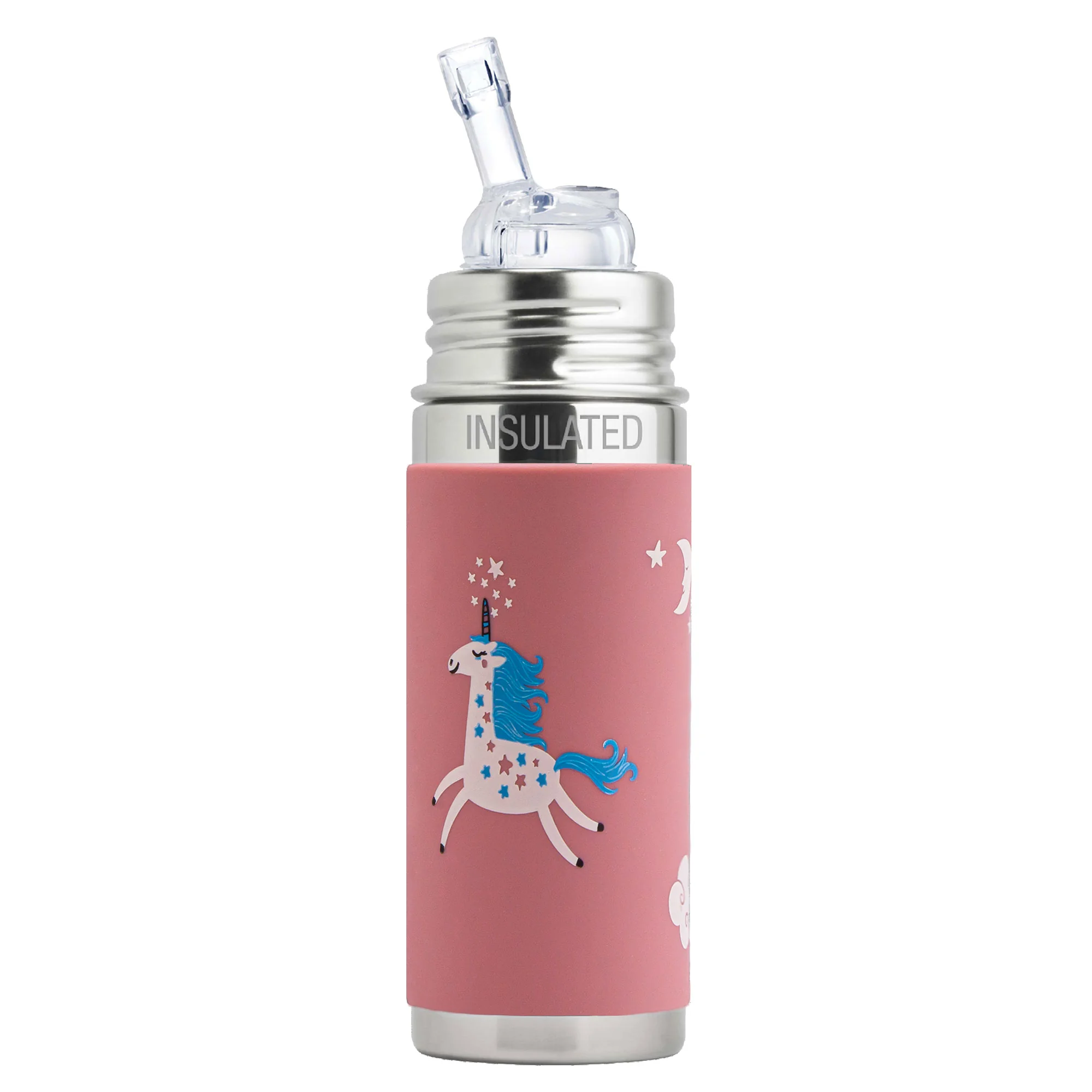 Pura TERMO fľaša so slamkou 260ml - Unicorn