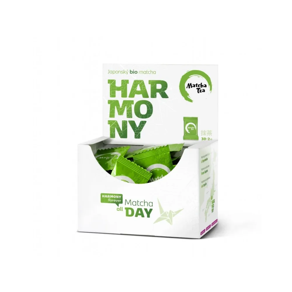 Matcha Tea Harmony zelený čaj 30 x 2 g