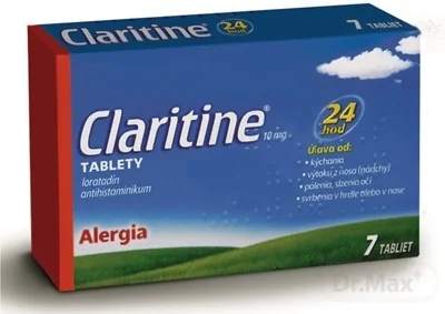 CLARITINE 10 mg 1×7 tbl, liek