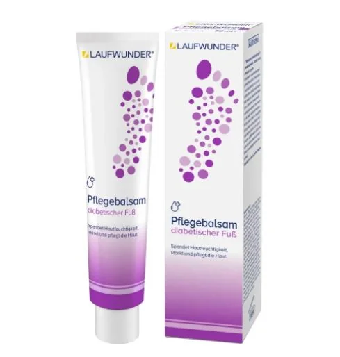 Balzam pre diabetikov na nohy pre citlivú diabetickú pokožku Laufwunder, 75 ml