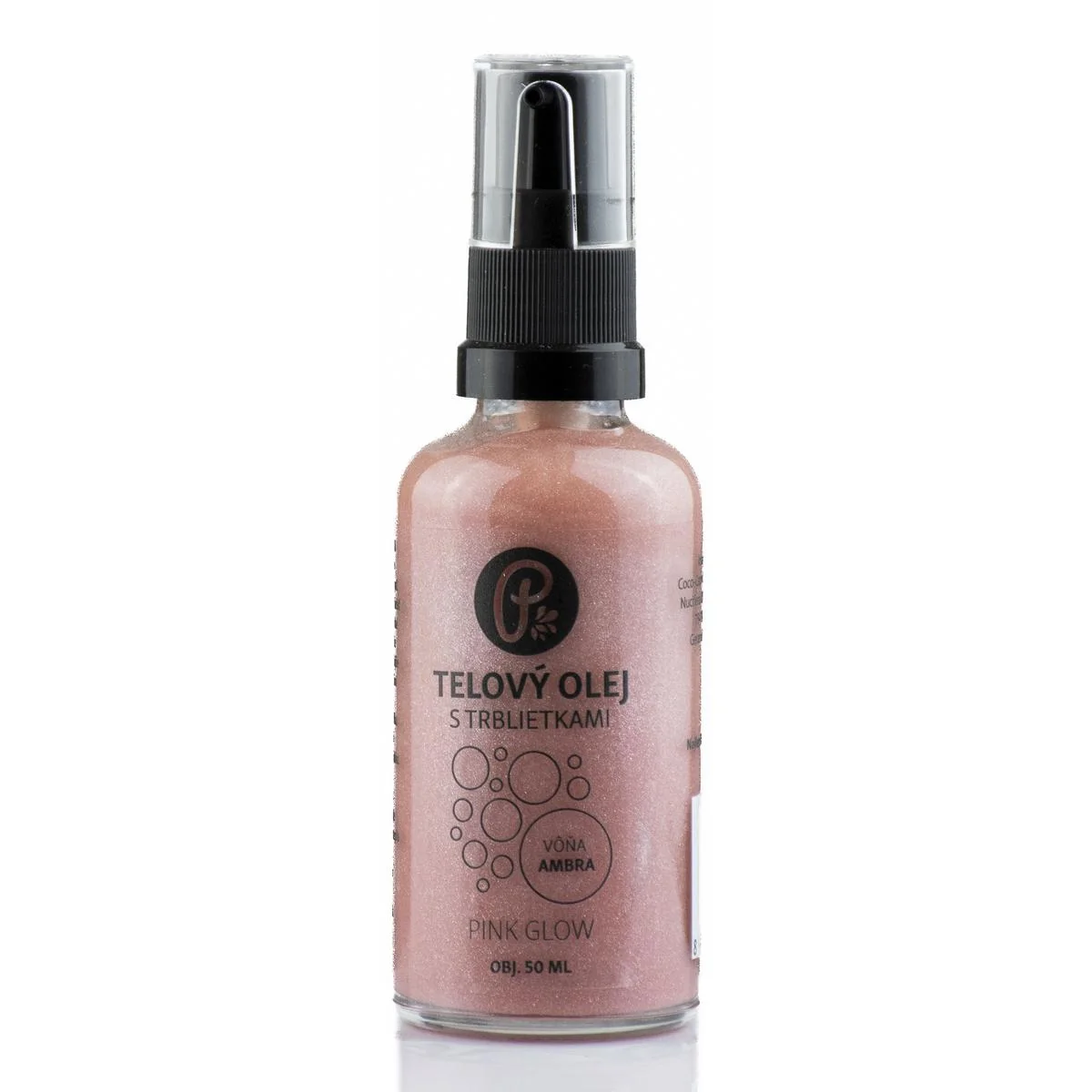 PINK GLOW - telový olej s trblietkami na telo, pleť a vlasy 50ml – Cukráreň