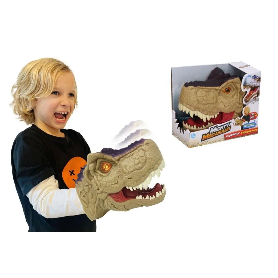 Dino hlava s efektmi 20cm