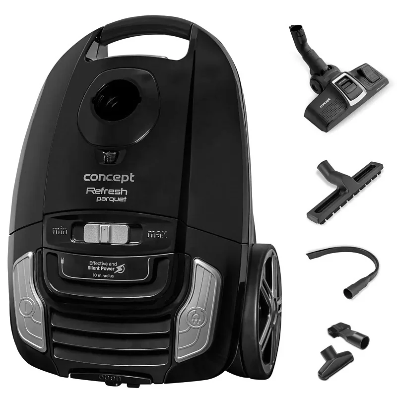 Vysávač podlahový CONCEPT VP8226 REFRESH parquet čierny 700W