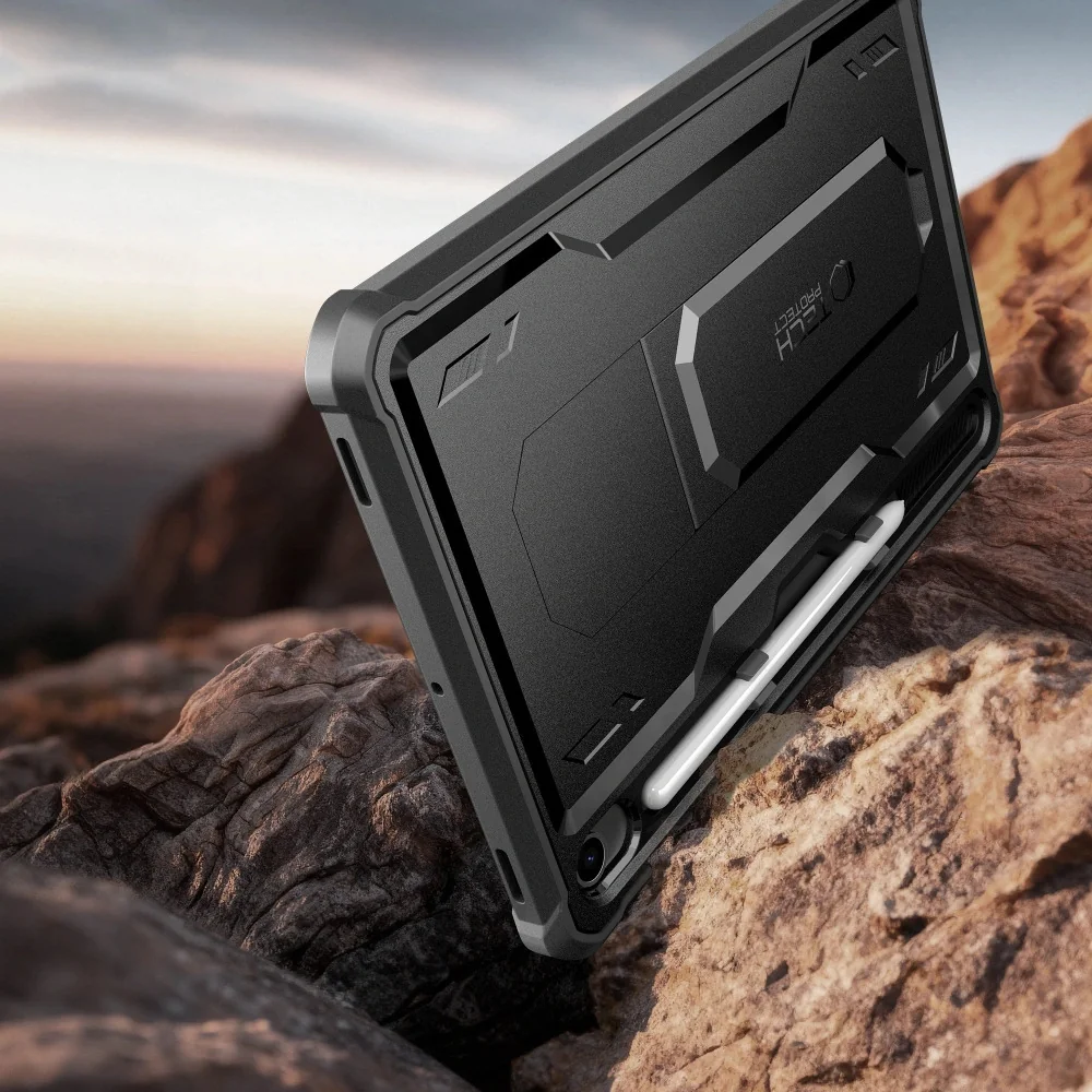 Tech-Protect Kevlar kryt na Samsung Galaxy Tab S9 11'' / S10 FE / S10 Lite 10.9'', čierne Lite 10.9'', čierne