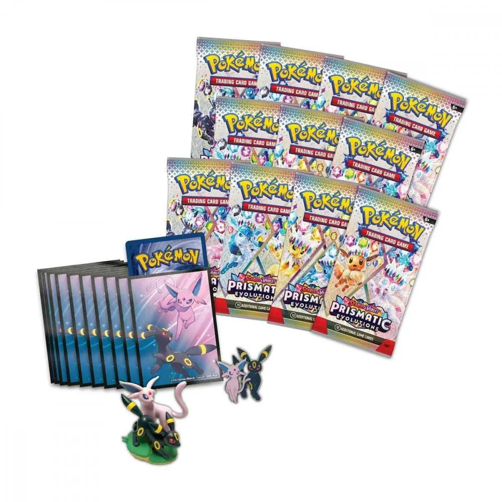 Pokémon TCG: Scarlet & Violet - Prismatic Evolutions - Prémiová kolekcia figúrok-Pocémon Company International
