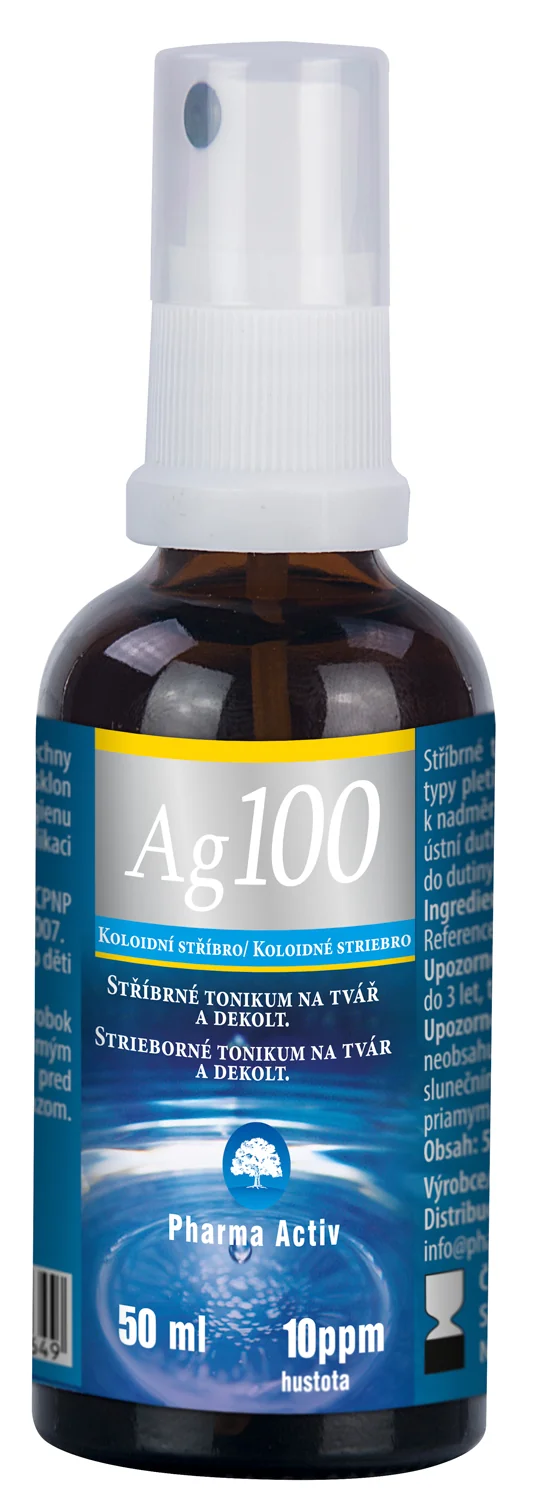 Koloidné striebro Ag100 10ppm spray 50ml