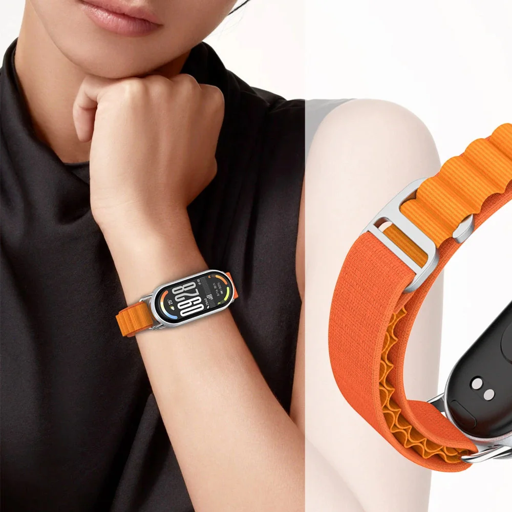 Tech-Protect Nylon Pro remienok na Xiaomi Smart Band 8 / 9 / 10, starlight ight
