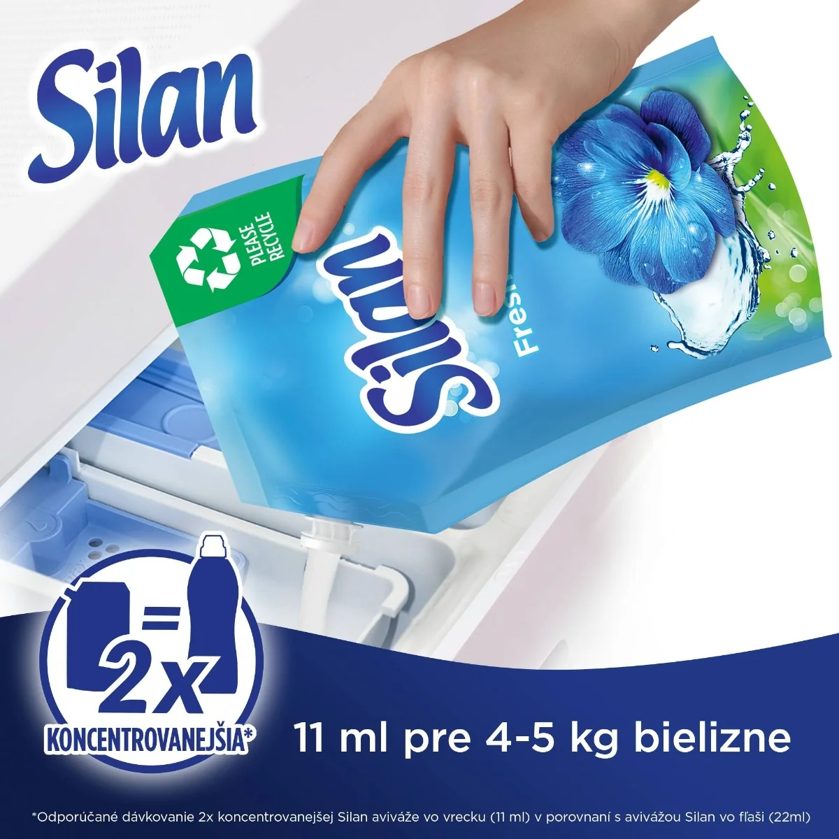 Silan koncentrovaná aviváž Fresh Sky 68 praní 1×748 ml, aviváž