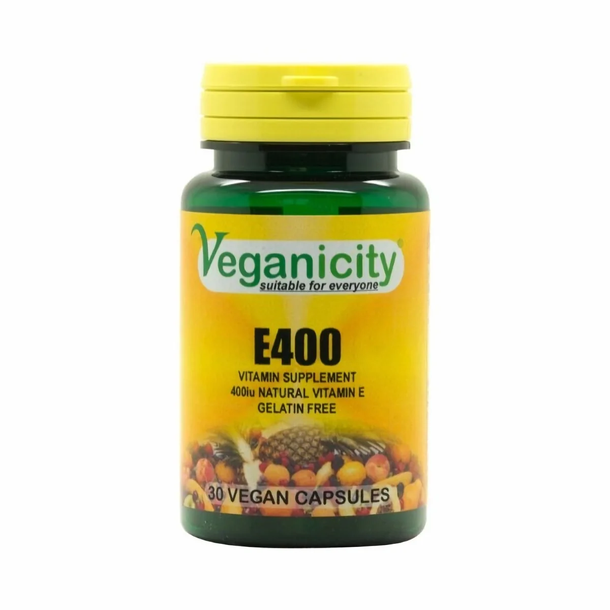 Veganicity E400 - Vitamín E, 30 vegan kapsúl
