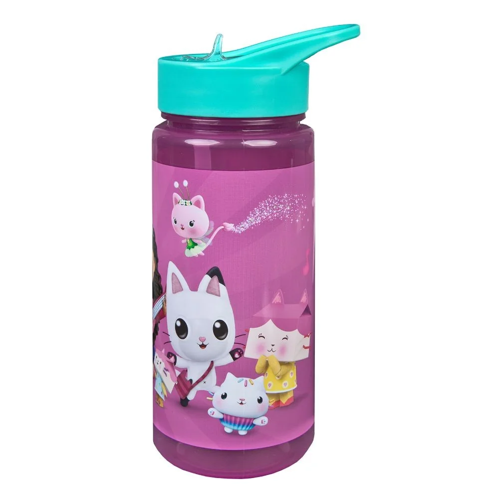 Gabby's Dollhouse - Fľaša na vodu 500 ml Ružová plastová