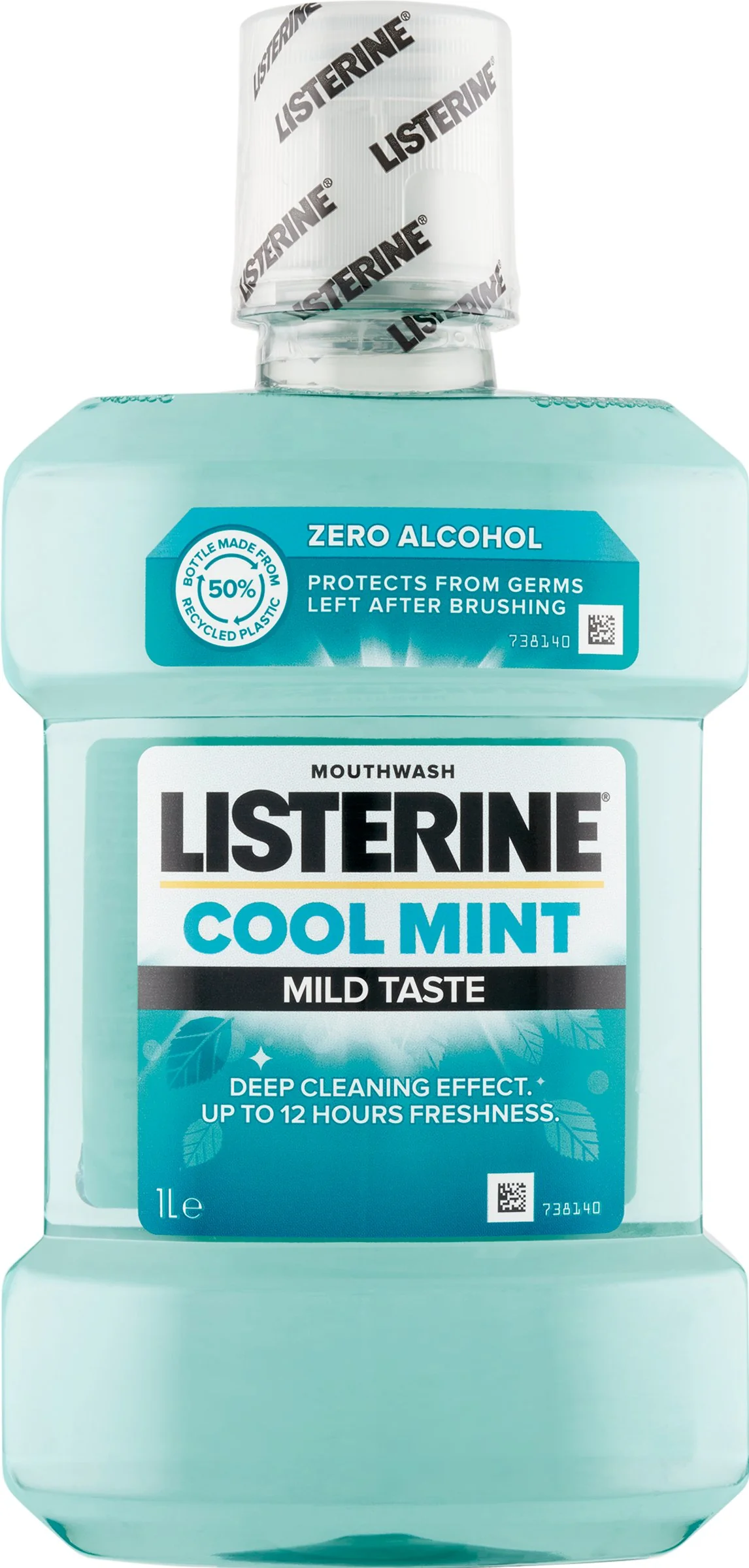 Listerine Coolmint Mild Taste 1×1000 ml, ústna voda