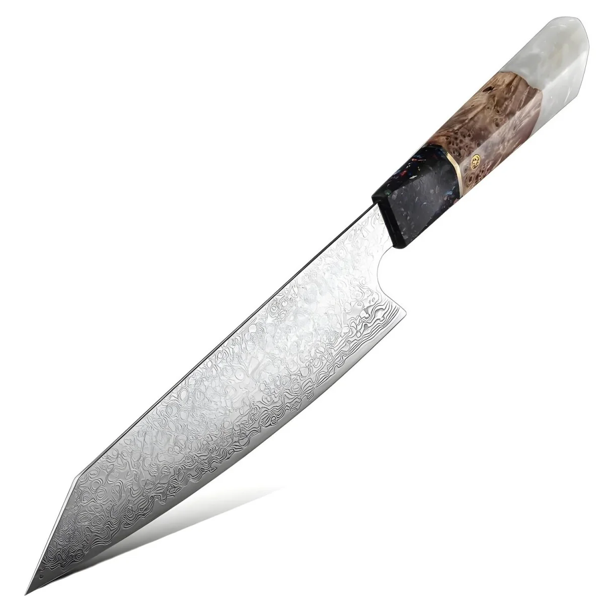 Damaškový kuchynský nôž Kiritsuke 35cm, čepeľ 20cm