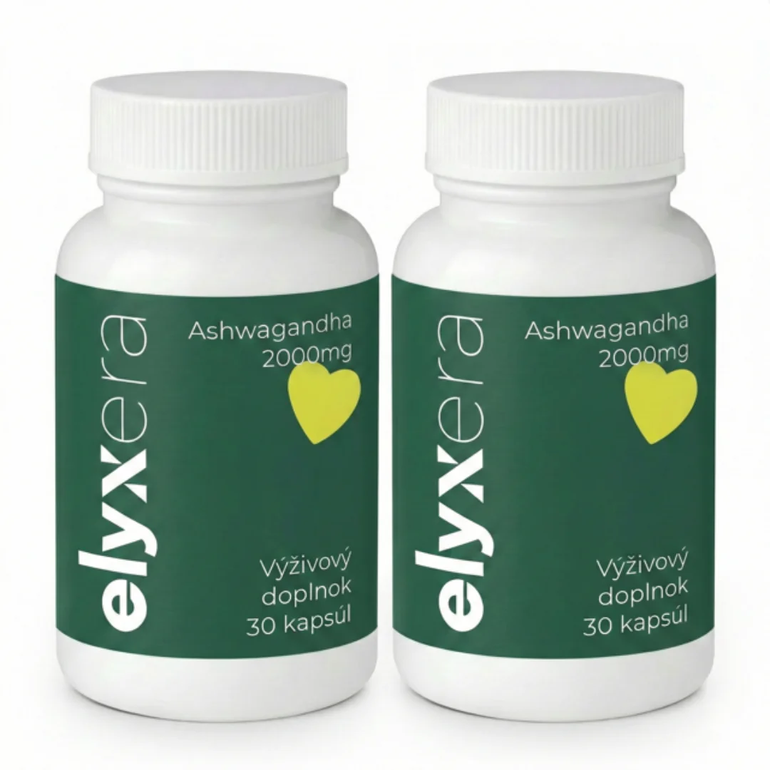 ELYXERA Ashwagandha 2000 mg 60 kapsúl (2-balenie)