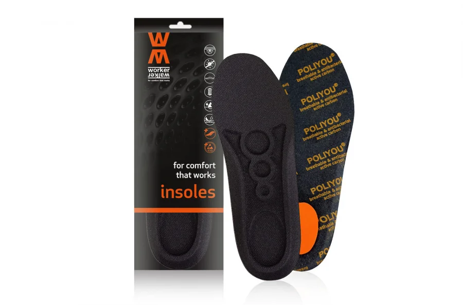 Penové anatomicky tvarované vložky Set 3 párov Poliyou Active Pro 43