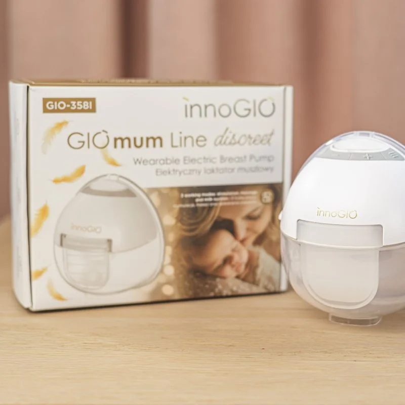 innoGIO prenosná elektrická odsávačka materského mlieka GIOmum Line Discreet Single