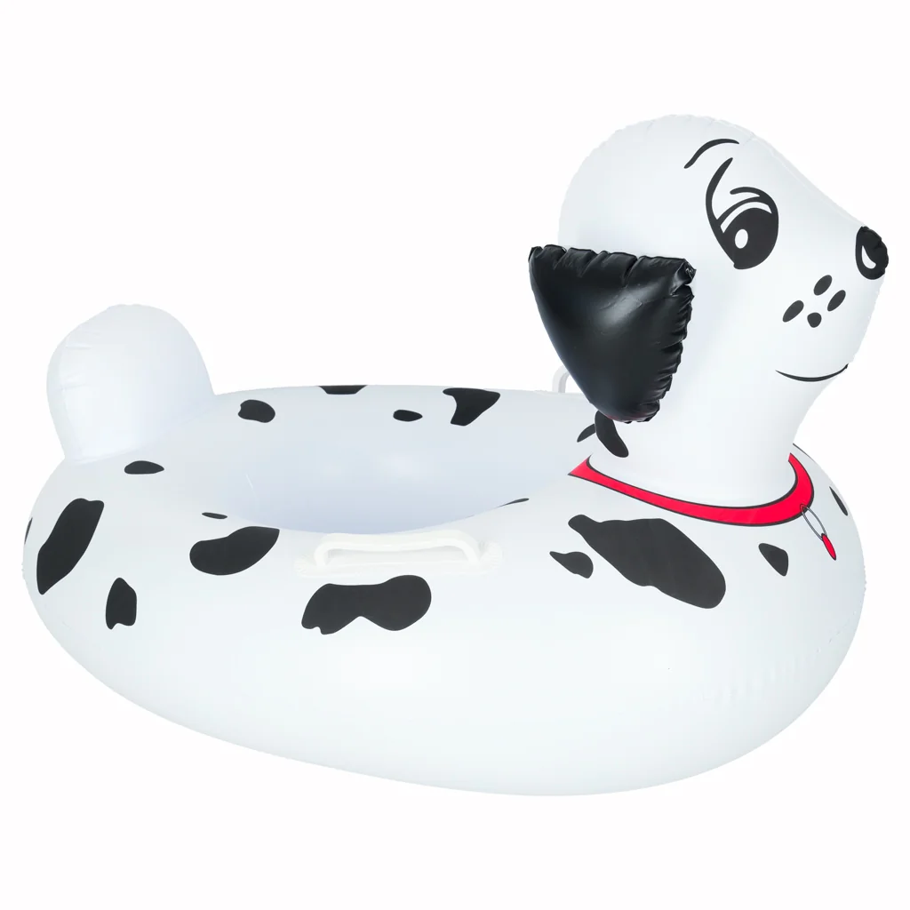 Nafukovací kruh pre dojčatá, nafukovací pontón so sedadlom, dalmatín max 15 kg 1-3 roky