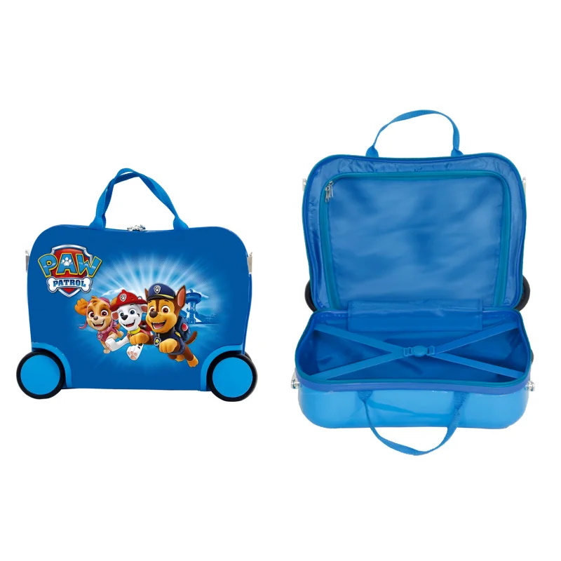 Nickelodeon Detský kufor na kolieskach Paw Patrol modrý