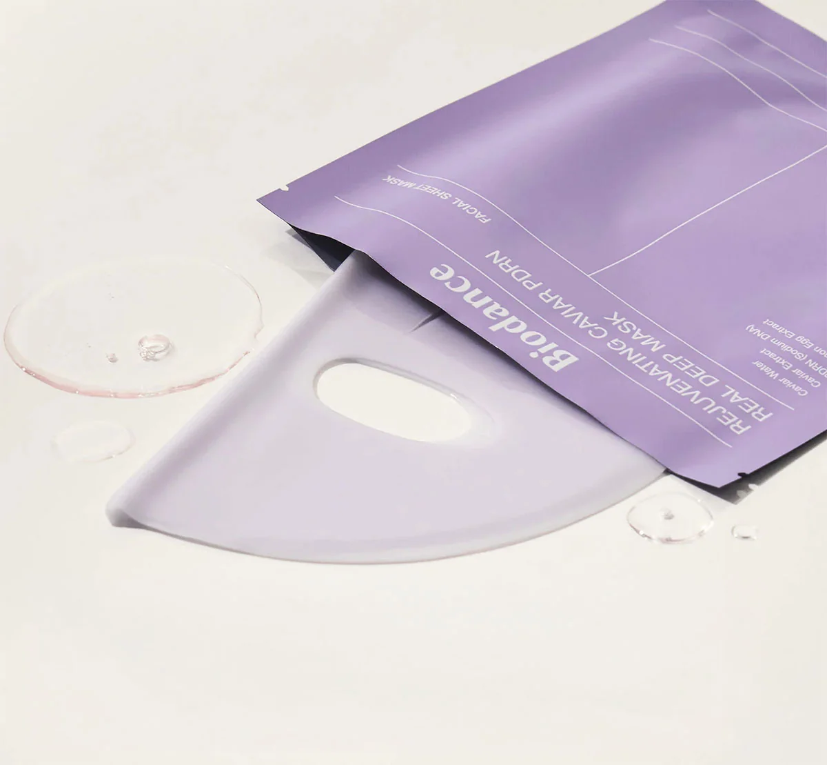 Biodance Rejuvenating Caviar PDRN Real Deep Mask hydrogélová maska s PDRN a extraktom z kaviáru 4 ks