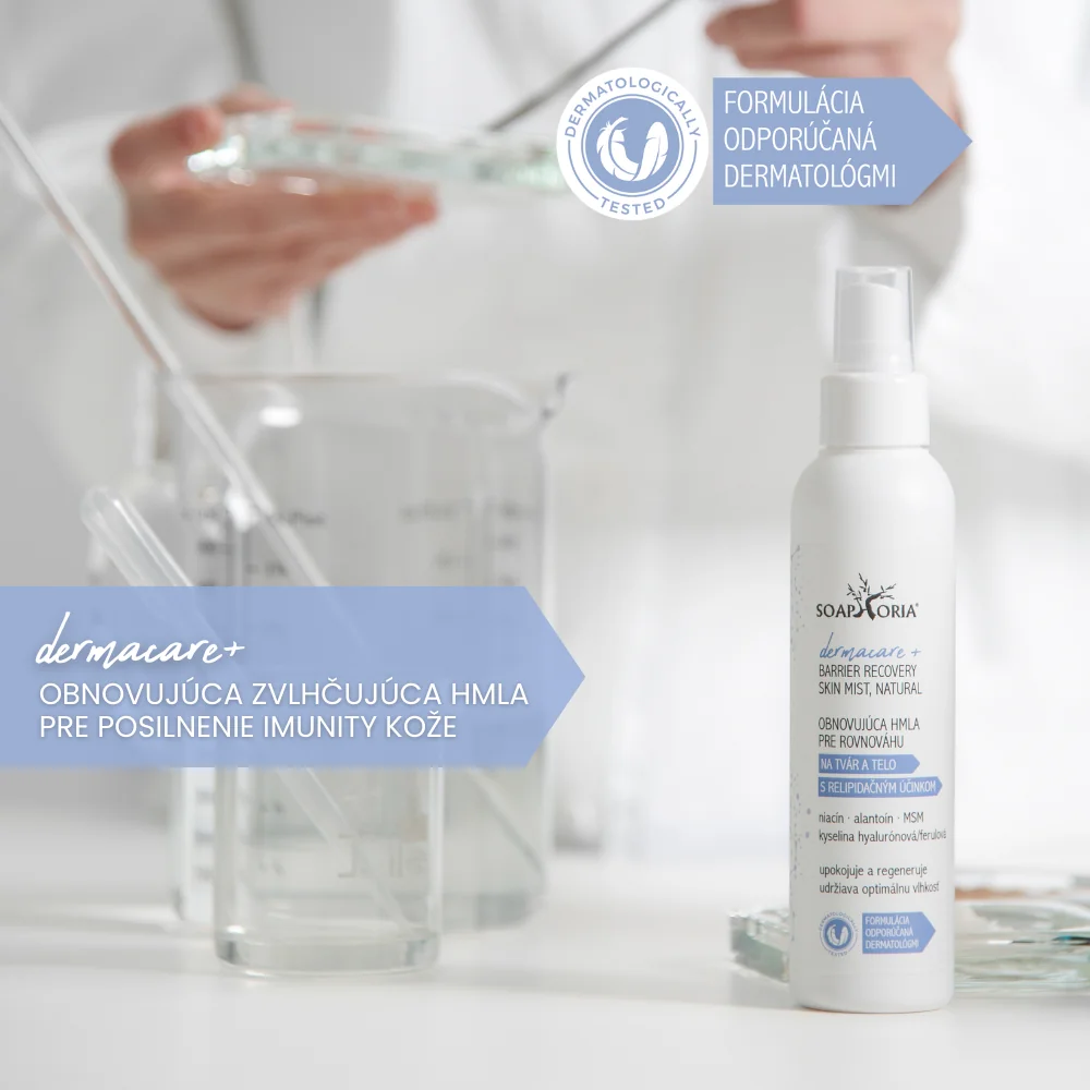 Soaphoria Dermacare+ obnovujúca zvlhčujúca hmla pre posilnenie imunity kože