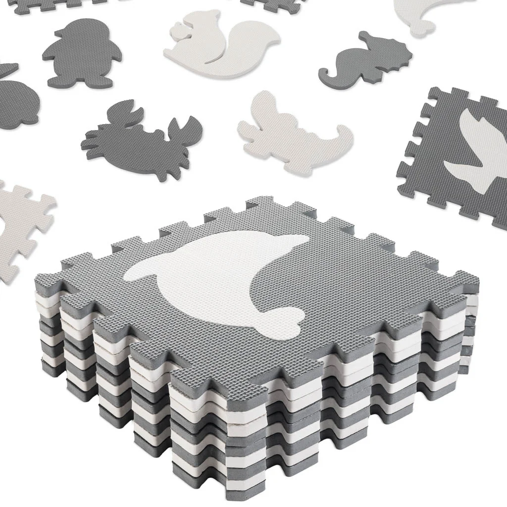 MG SoftPlay penové puzzle podložka 9ks, animals 