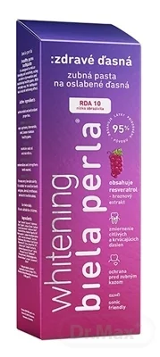 Biela Perla Zdravé ďasná whitening - zubná pasta 1×75 ml, zubná pasta