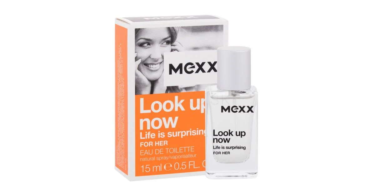 MEXX LOOK UP NOW toaletná voda pre ňu 1×15ml, dámska toaletná voda