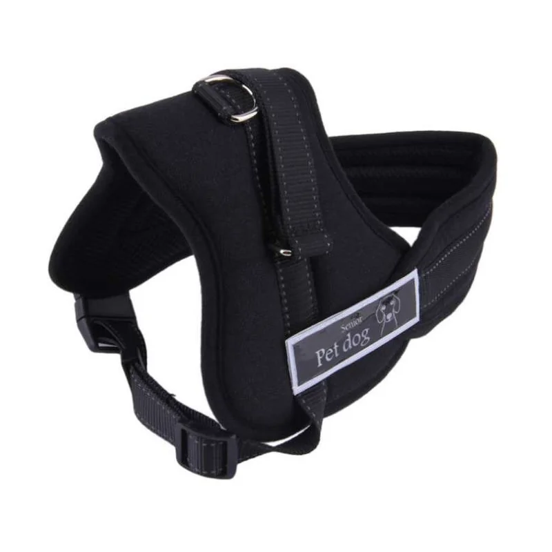 Postroj pre psa PET DOG L 70-90cm čierny