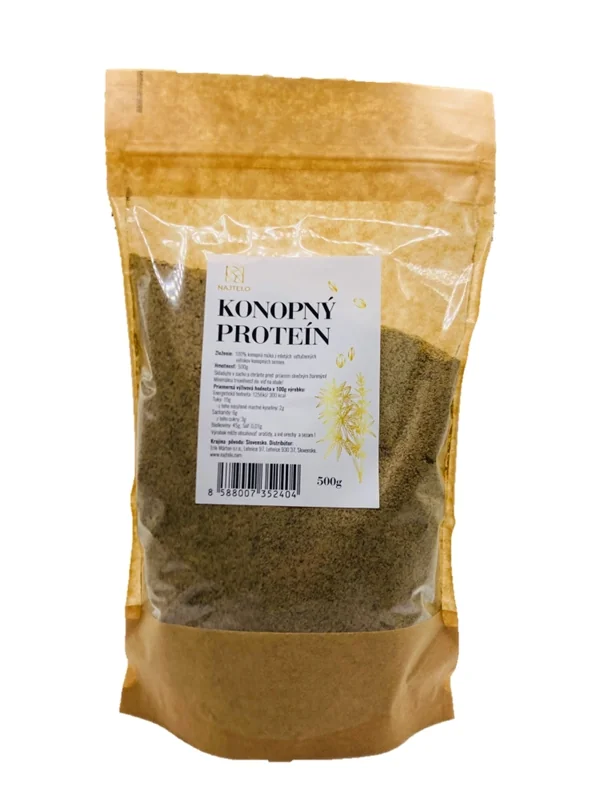 NAJTELO konopný proteinový prášok 1×500 g, prášok