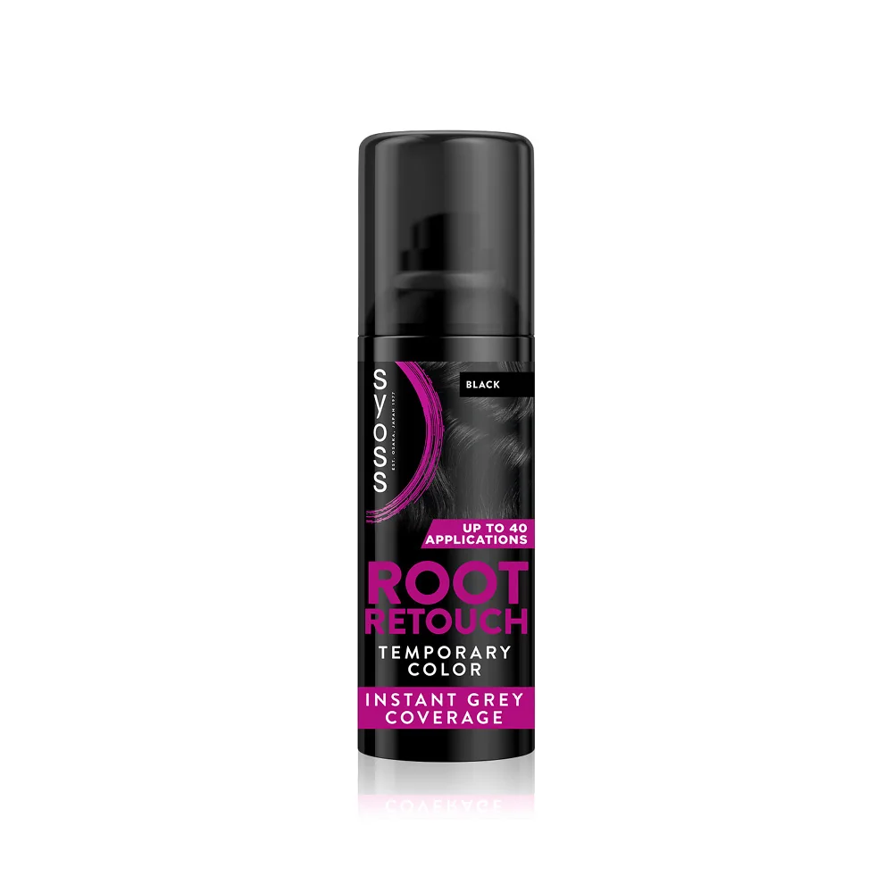 Syoss Root Retouch sprej na odrasty Čierný 1×1 ks, sprej na odrasty