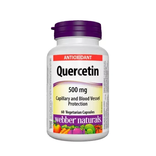 WEBBER NATURALS Quercetín 500 mg 60 cps