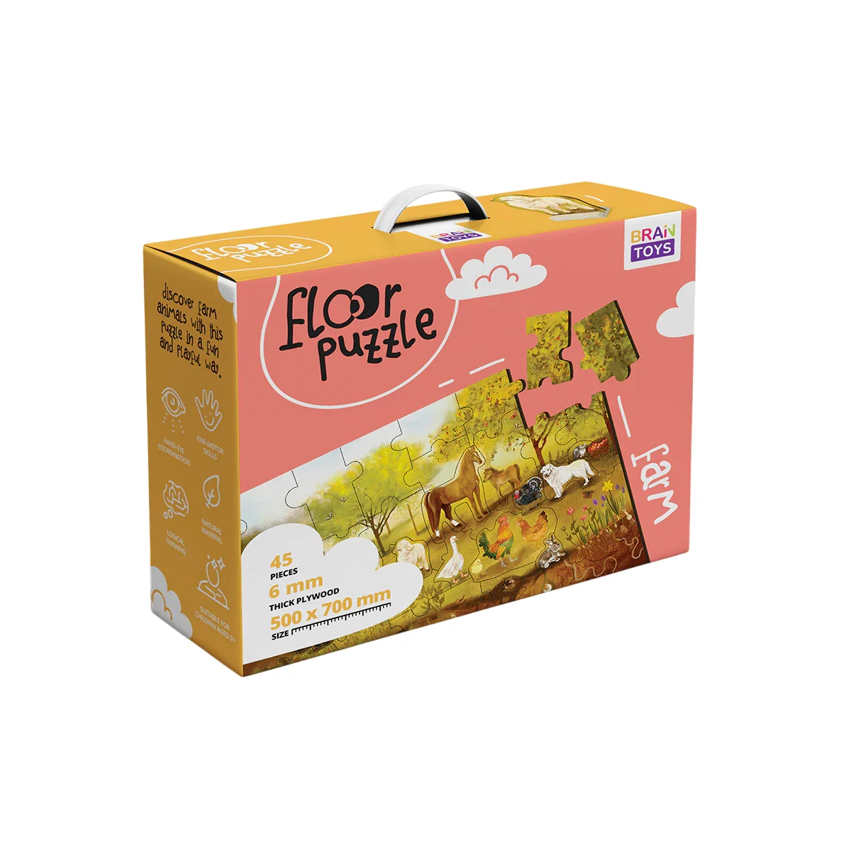 Podlahové puzzle - Farma