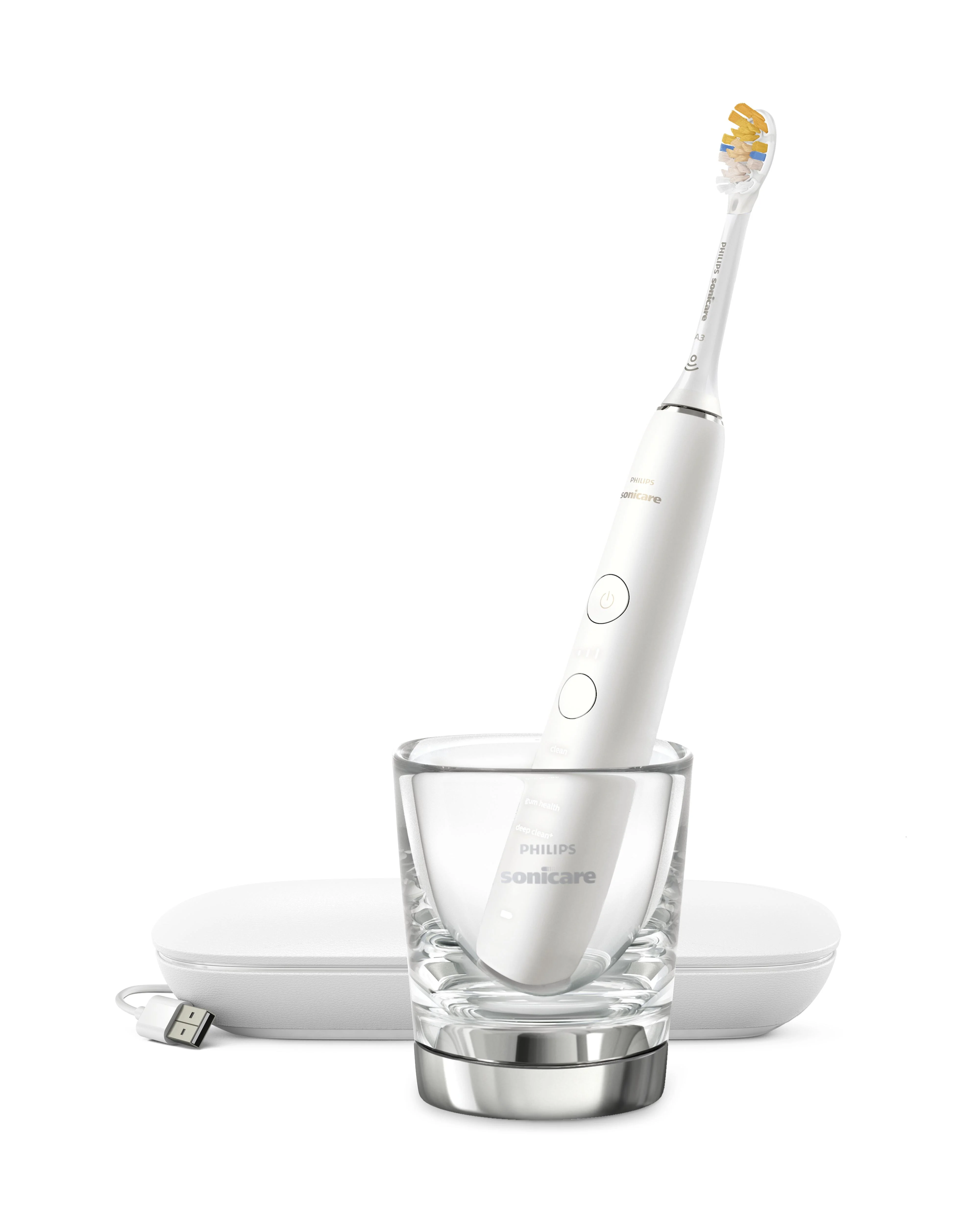 Philips Sonicare 9000
DiamondClean
HX9911/19 1×1 ks, sonická elektrická zubná kefka