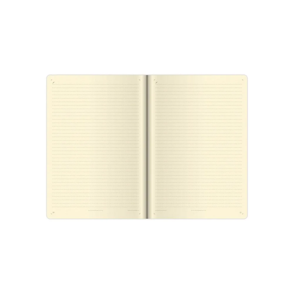 Zápisník Flip A5 linajkový červeno-čierny 14,5 × 20,5 cm