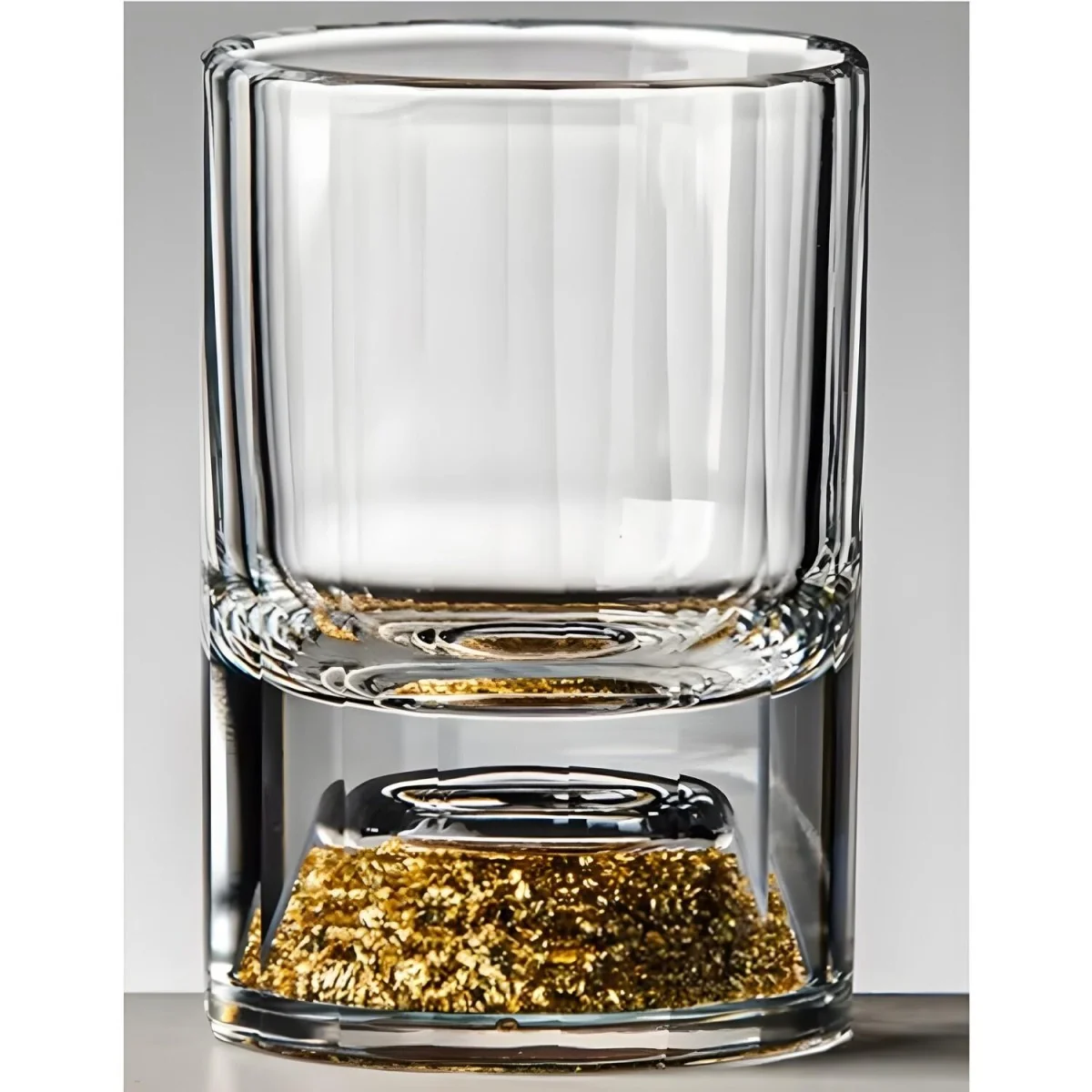 Krištáľový pohár Deluxe 50ml, zlatá/Typ2
