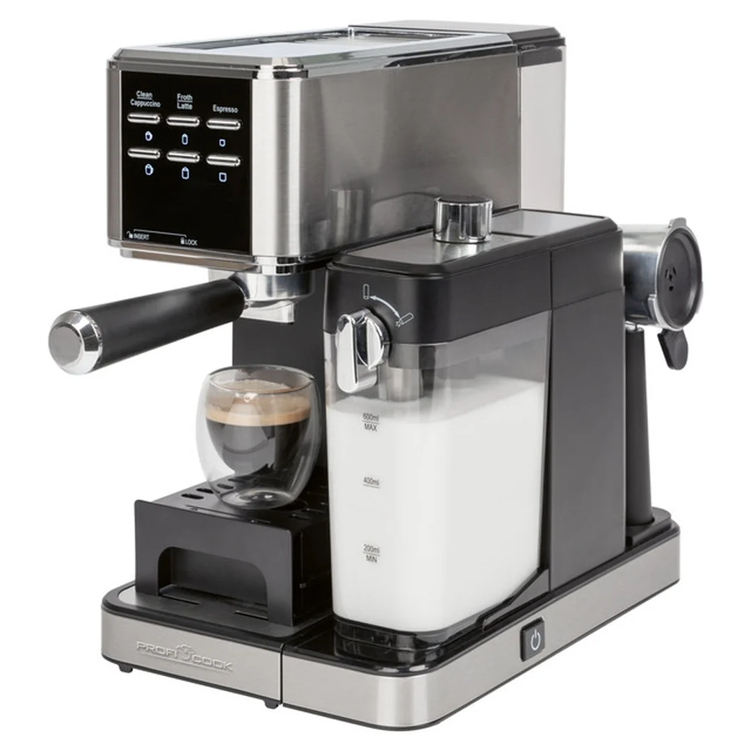 ProfiCook KA 1266 pákový kávovar 2v1, 20 bar, kompatibilný s Nespresso