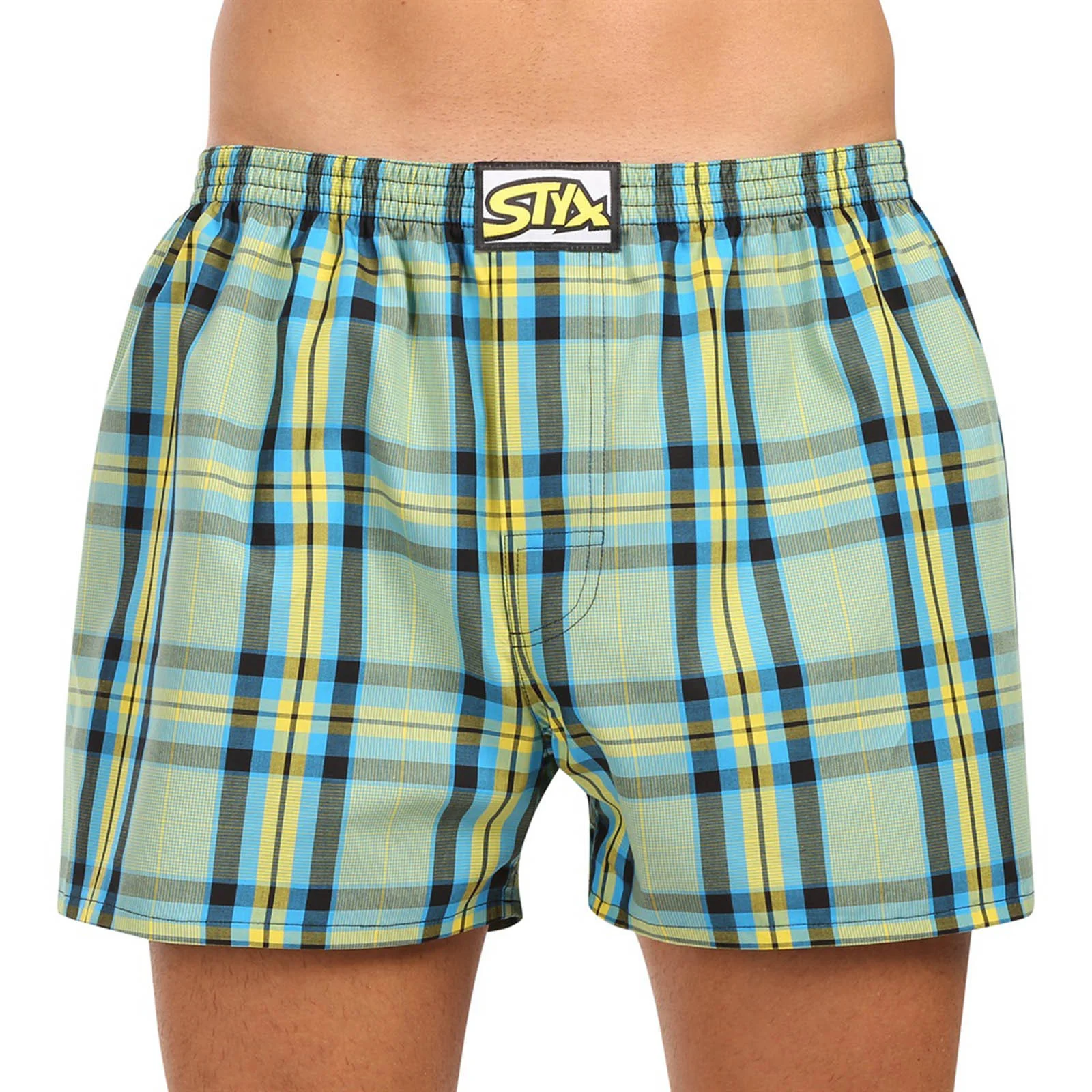 5PACK pánske trenky klasická guma viacfarebné (5A110105) L