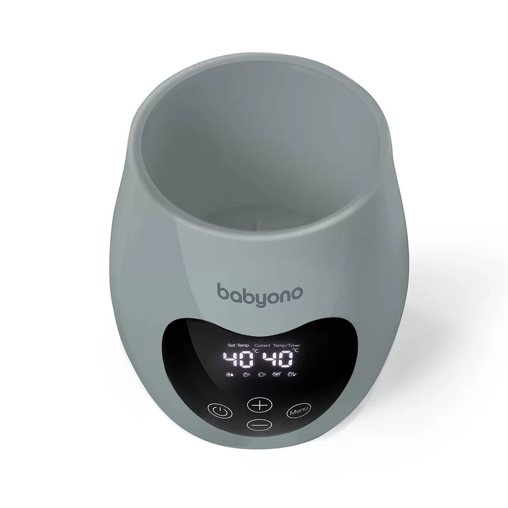 BABYONO Ohrievač a sterilizátor digitálny HONEY šedý 1×1 ks, ohrievač a sterilizátor