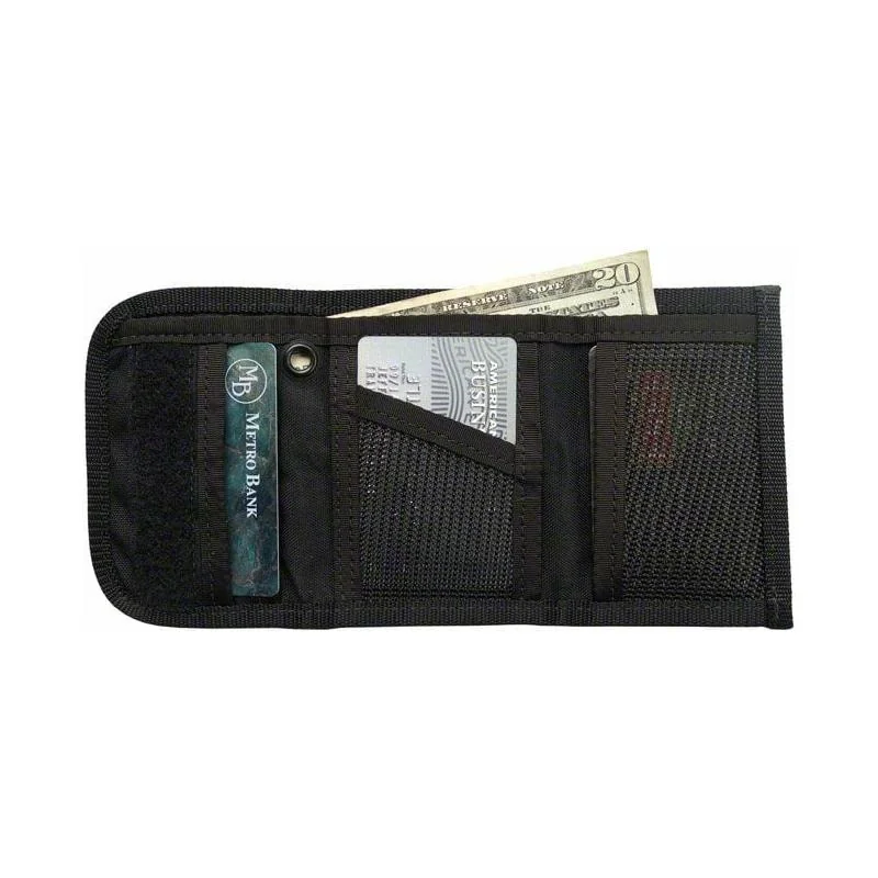 SEE EDC-BILLFOLD-B Tri-Fold peňaženka, 5 vreciek, čierna, Codrura
