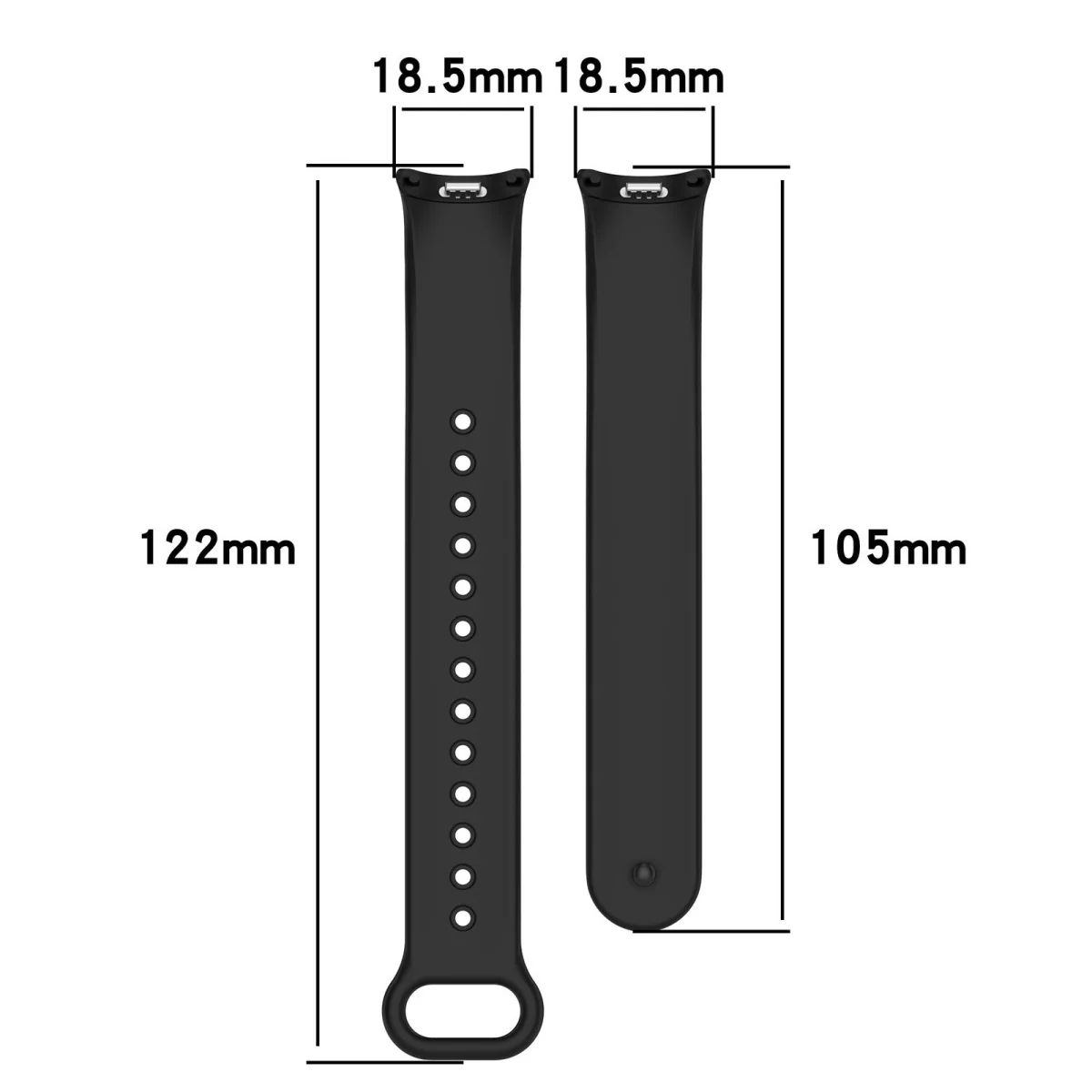 BStrap Silicone remienok na Xiaomi Smart Band 8 / 9, pink
