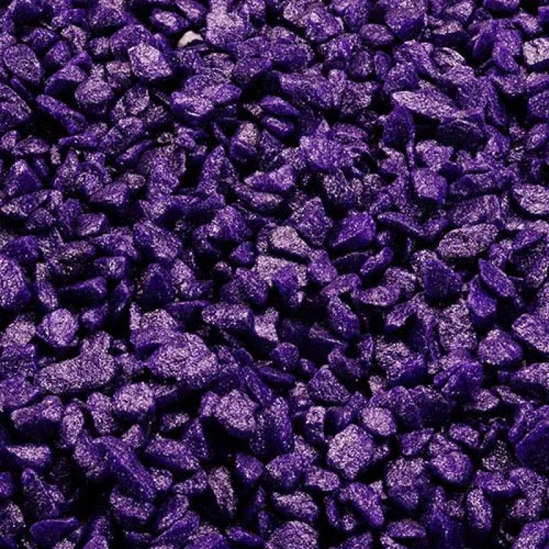 EBI AQUA DELLA Glamour Stone 6/9mm 2kg URBAN-PURPLE -Farebný trblietavý štrk do akvária
