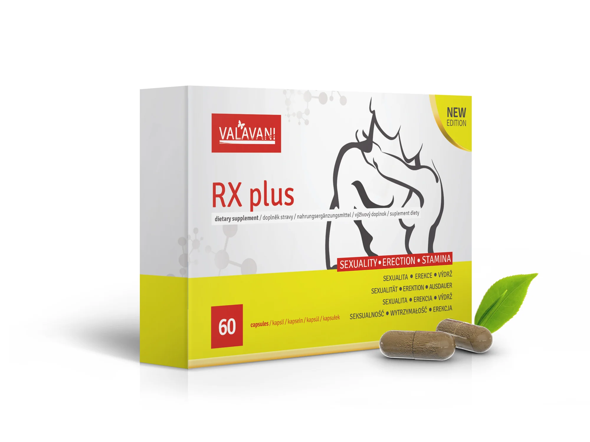 RX plus 60 kapsúl na lepší sexuálny výkon