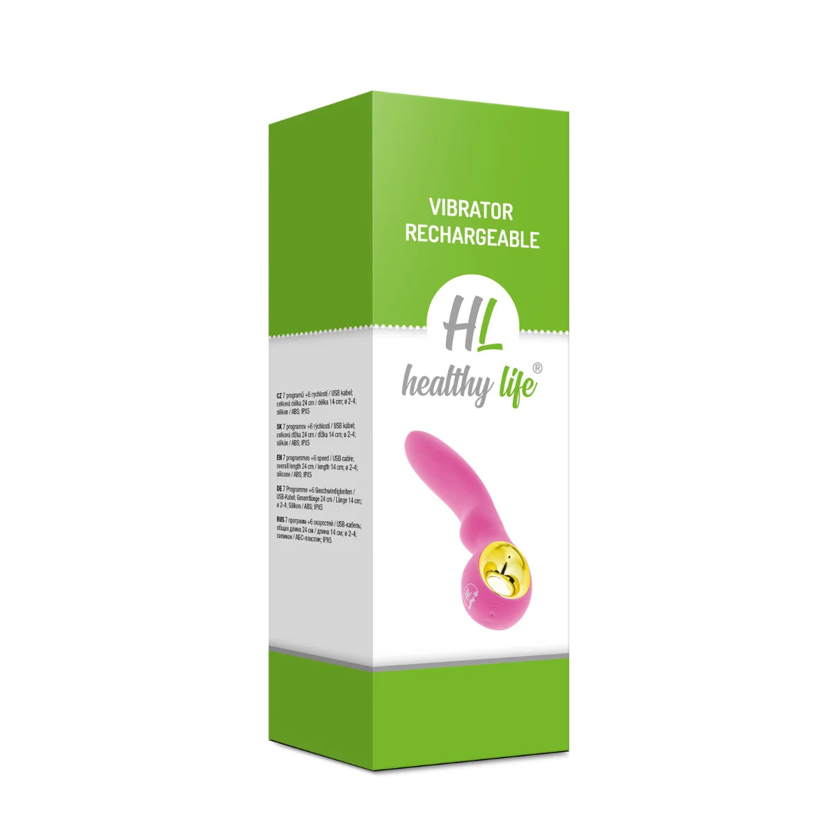Healthy Life - Vibrátor Nobelino čierny 1×1 kus, vibrátor