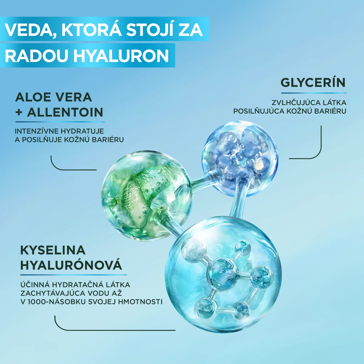 GARNIER Hyaluronic ALOE JELLY 1×50 ml, denný hydratačný krém