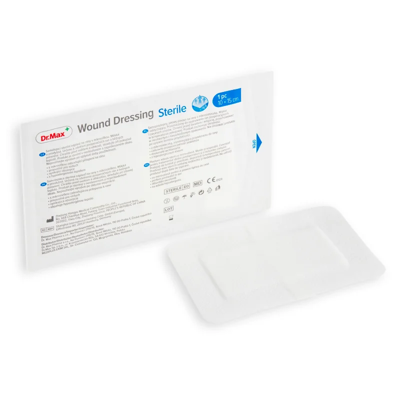 Max Dressing Dr. Max Wound Dressings Sterile 10x15 cm 1×1 ks, samolepiaca sterilná ...
