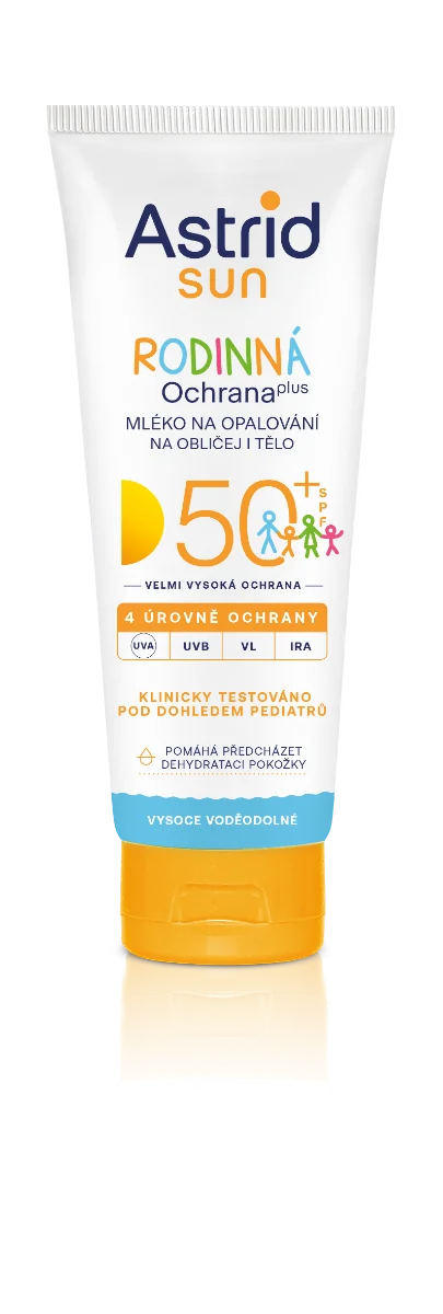 ASTRID SUN Rodinné mlieko na opaľovanie OF 50+ 1x250 ml