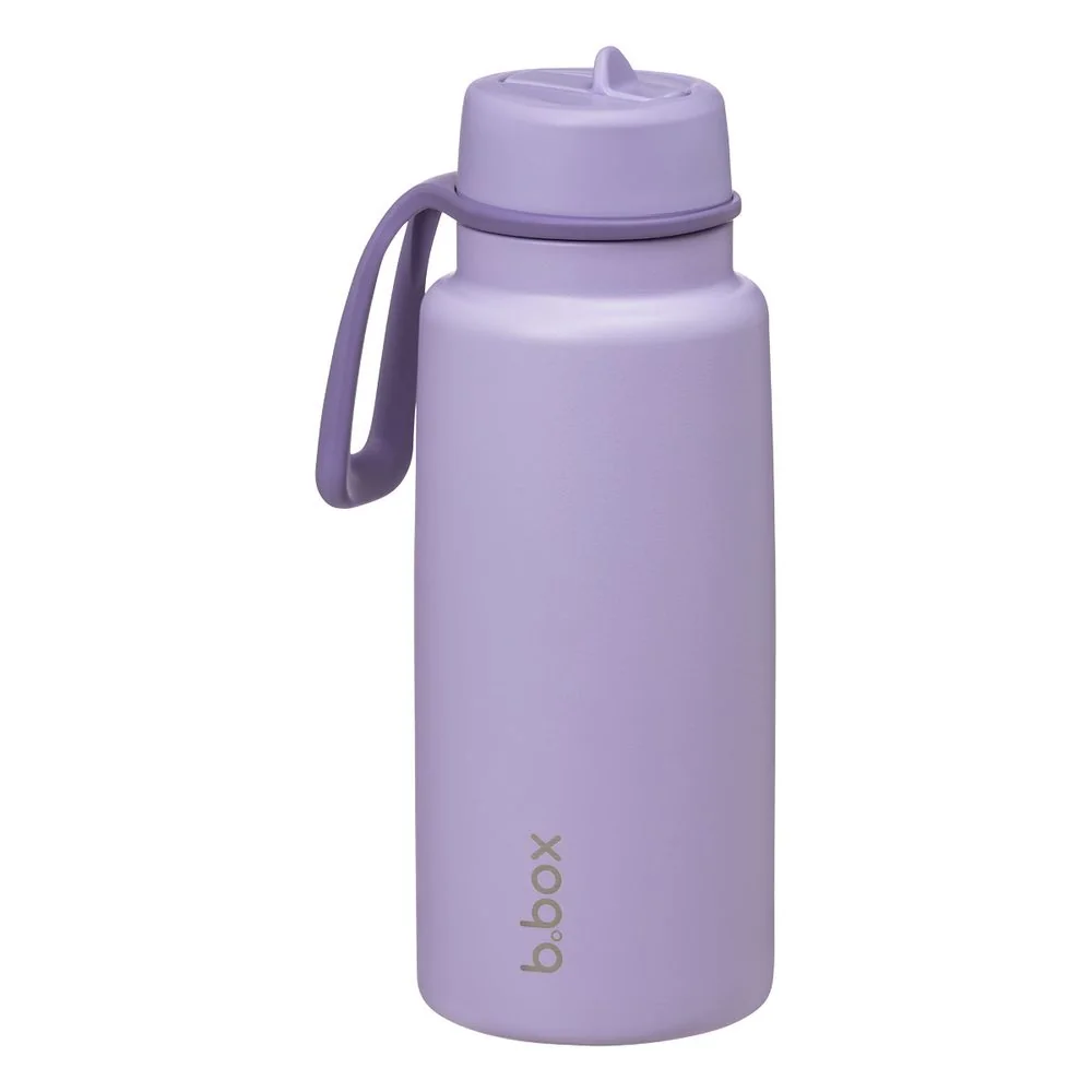 Nerezová termofľaša so slamkou 1 l lilac love